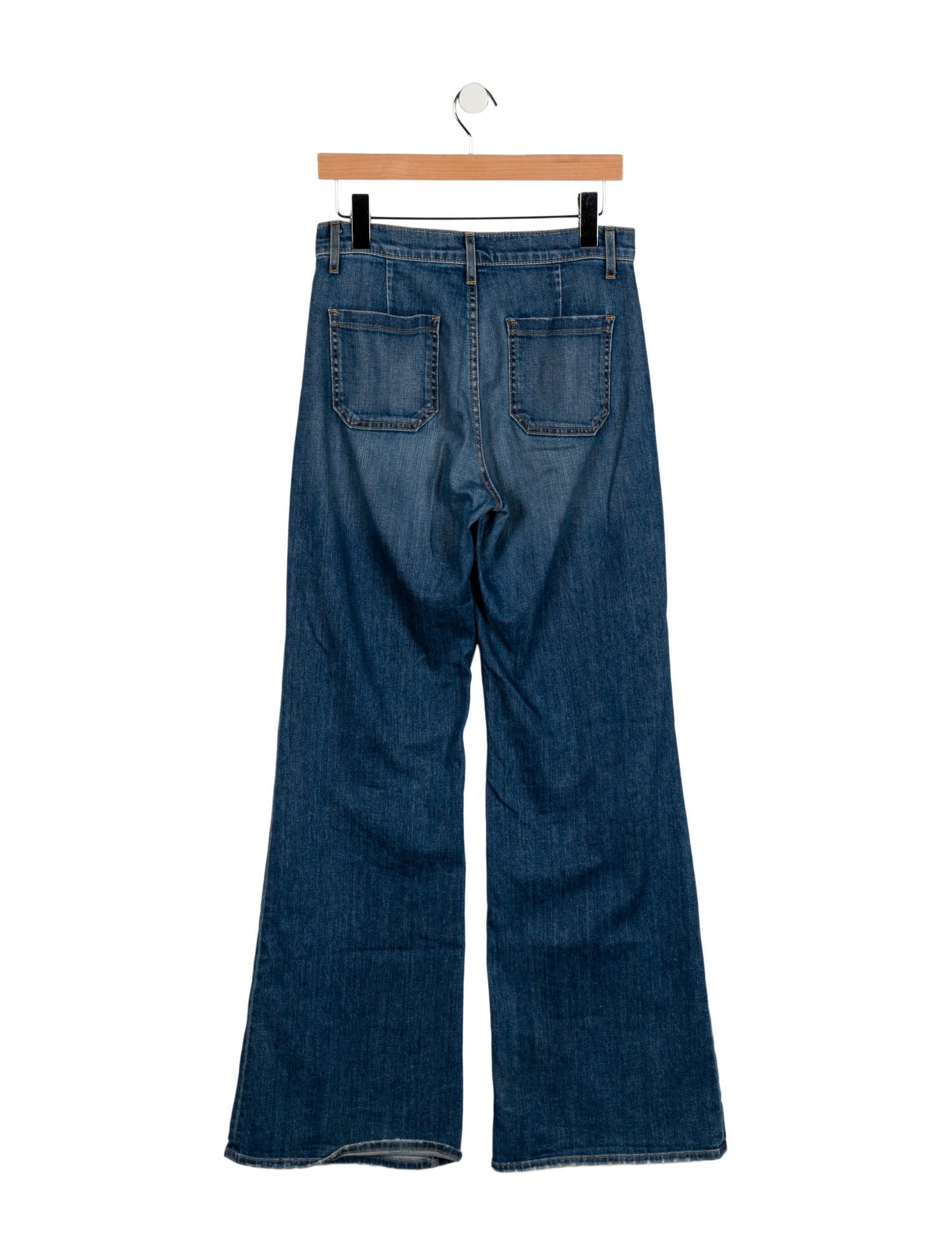 Nili Lotan Mid-Rise Wide Leg Jeans