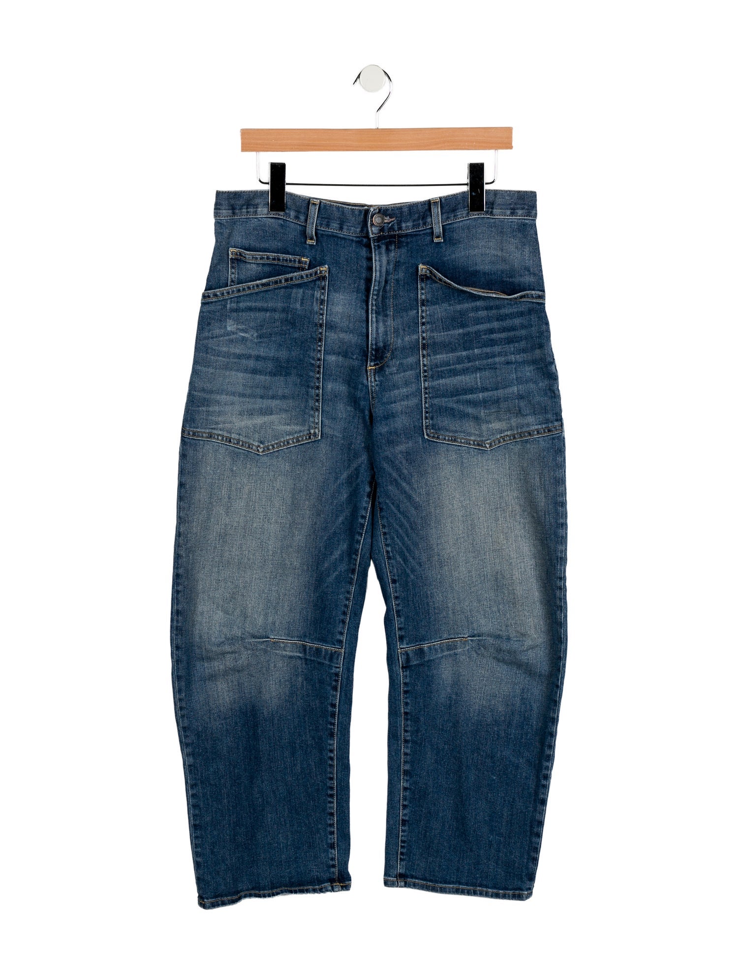 Nili Lotan High-Rise Straight Leg Jeans