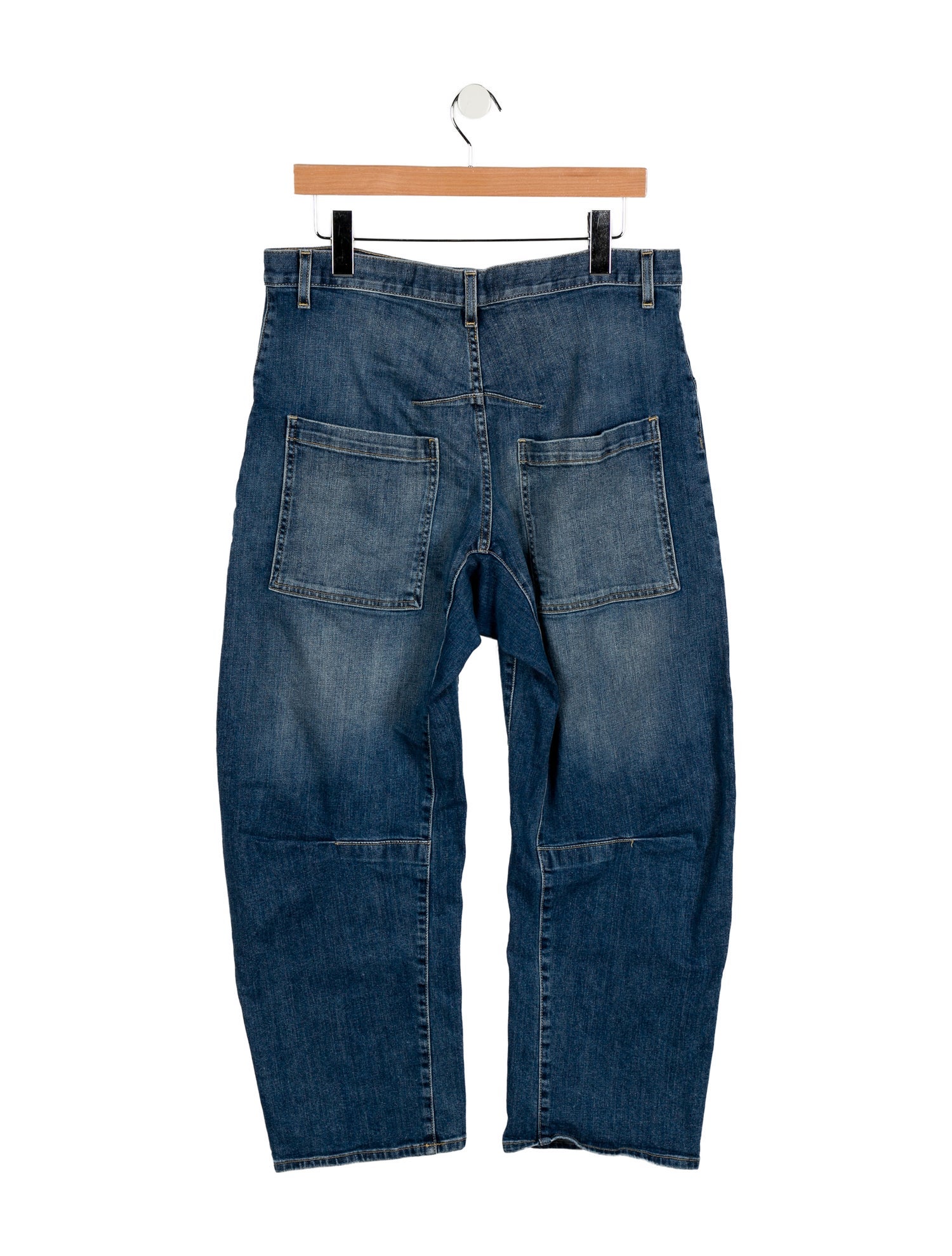 Nili Lotan High-Rise Straight Leg Jeans