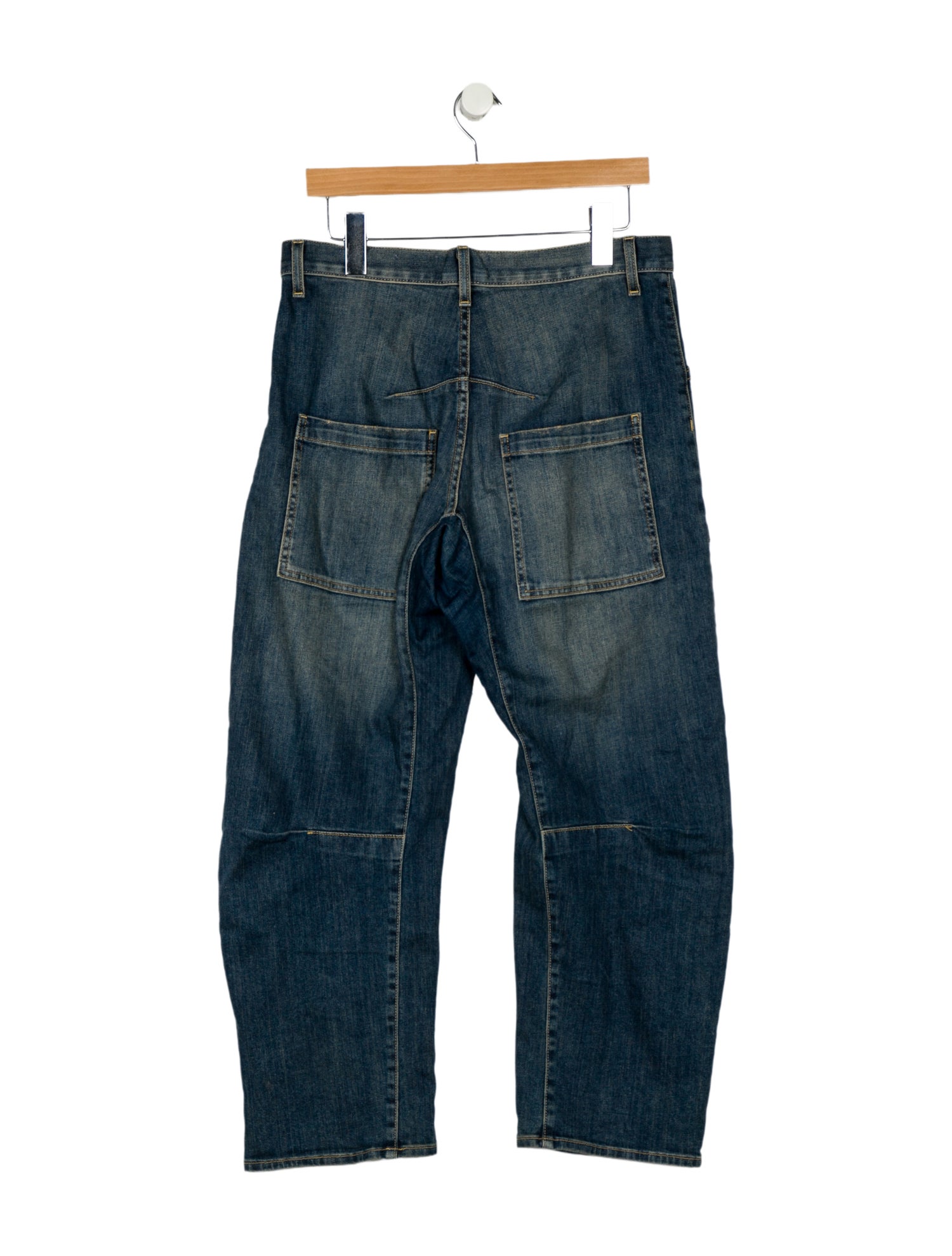 Nili Lotan Mid-Rise Wide Leg Jeans