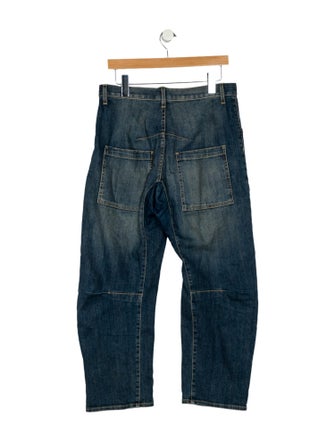 Nili Lotan Mid-Rise Wide Leg Jeans