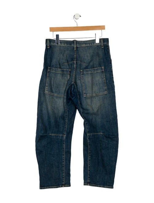 Nili Lotan Mid-Rise Wide Leg Jeans