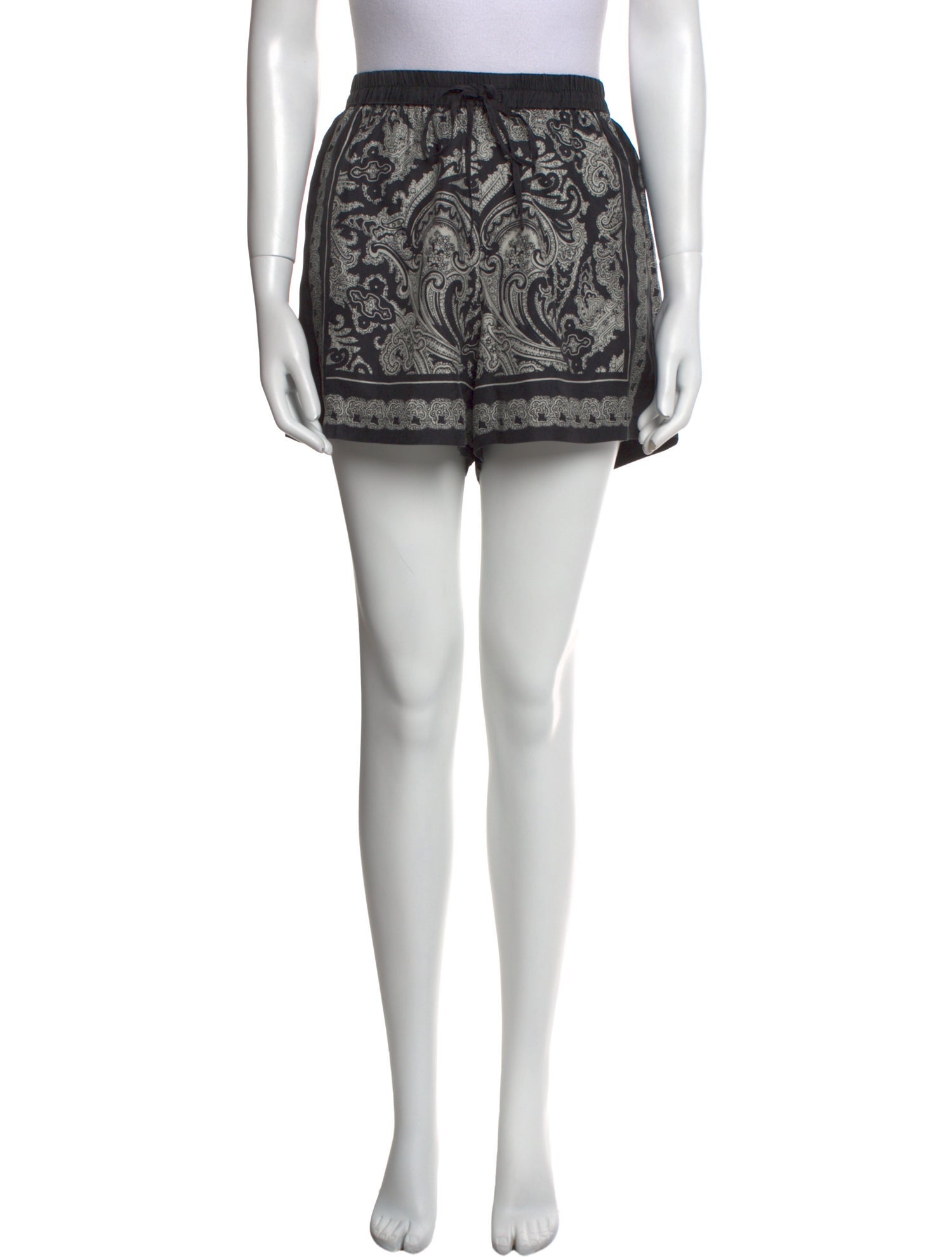 Nili Lotan Silk Mini Shorts