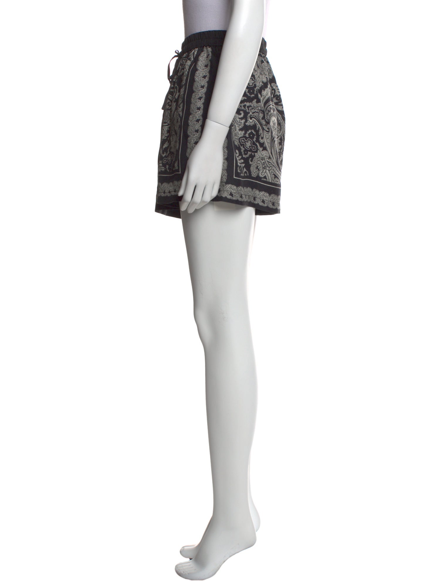 Nili Lotan Silk Mini Shorts