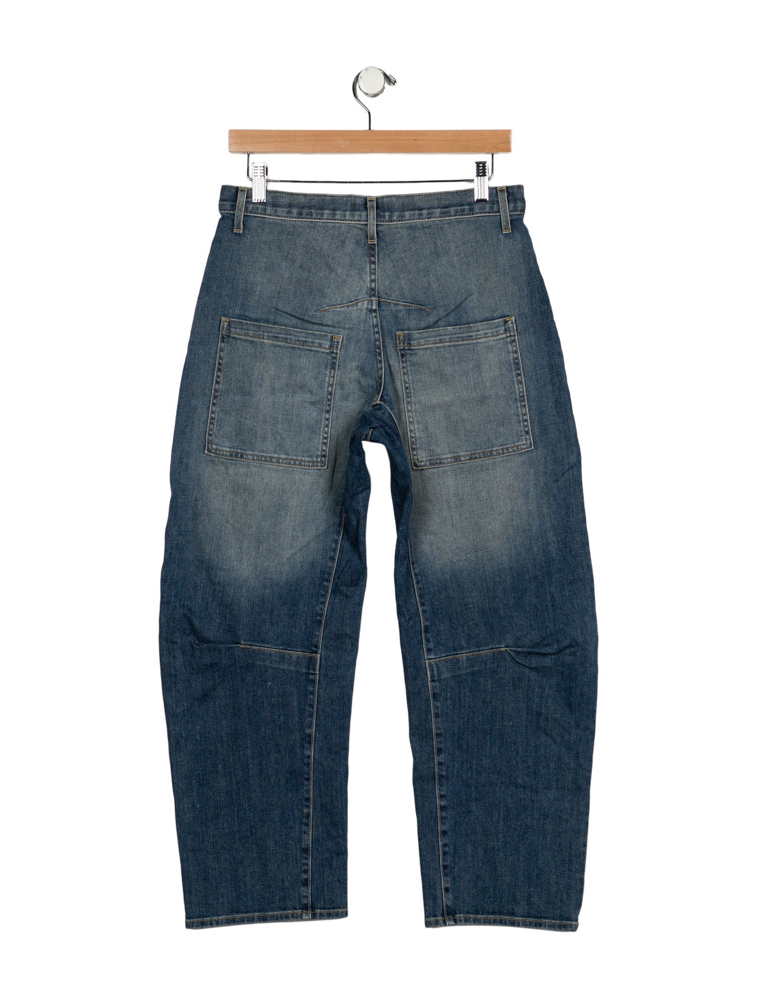 Nili Lotan High-Rise Straight Leg Jeans