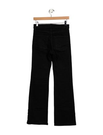 Nili Lotan Mid-Rise Wide Leg Jeans