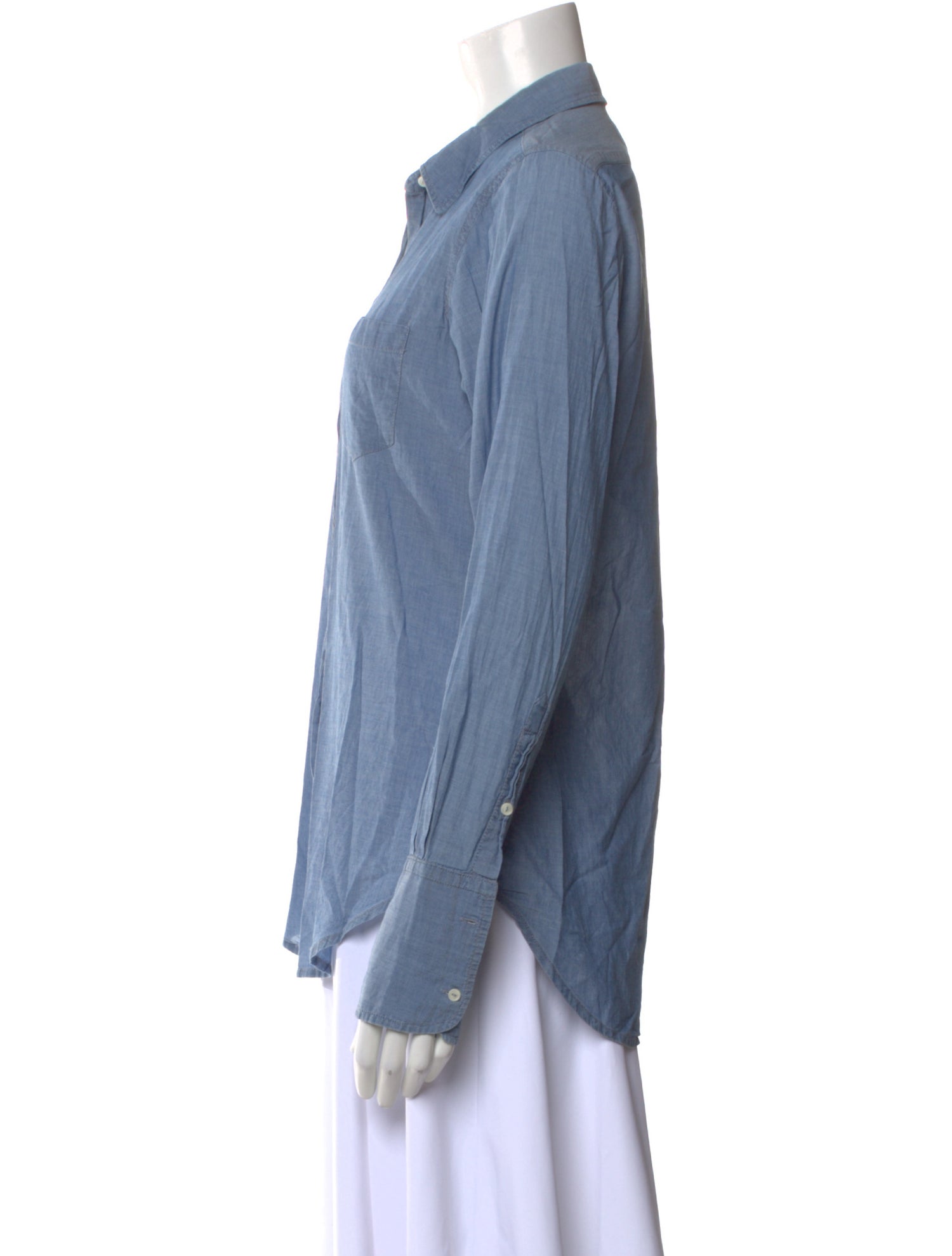 Nili Lotan Long Sleeve Button-Up Top