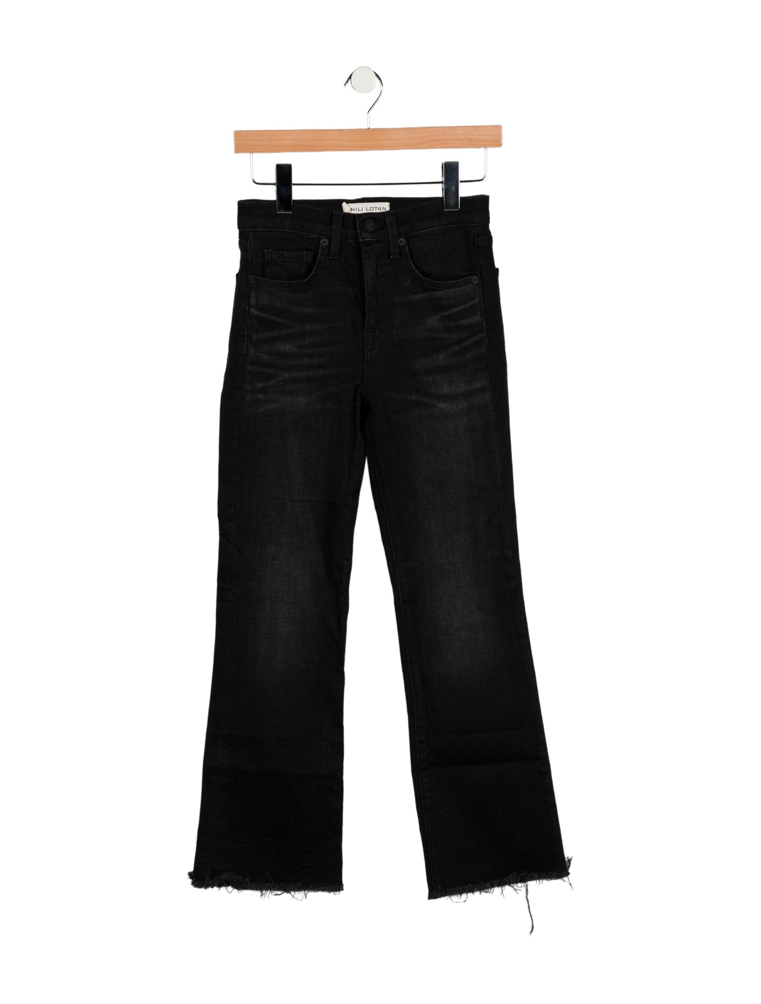 Nili Lotan High-Rise Straight Leg Jeans