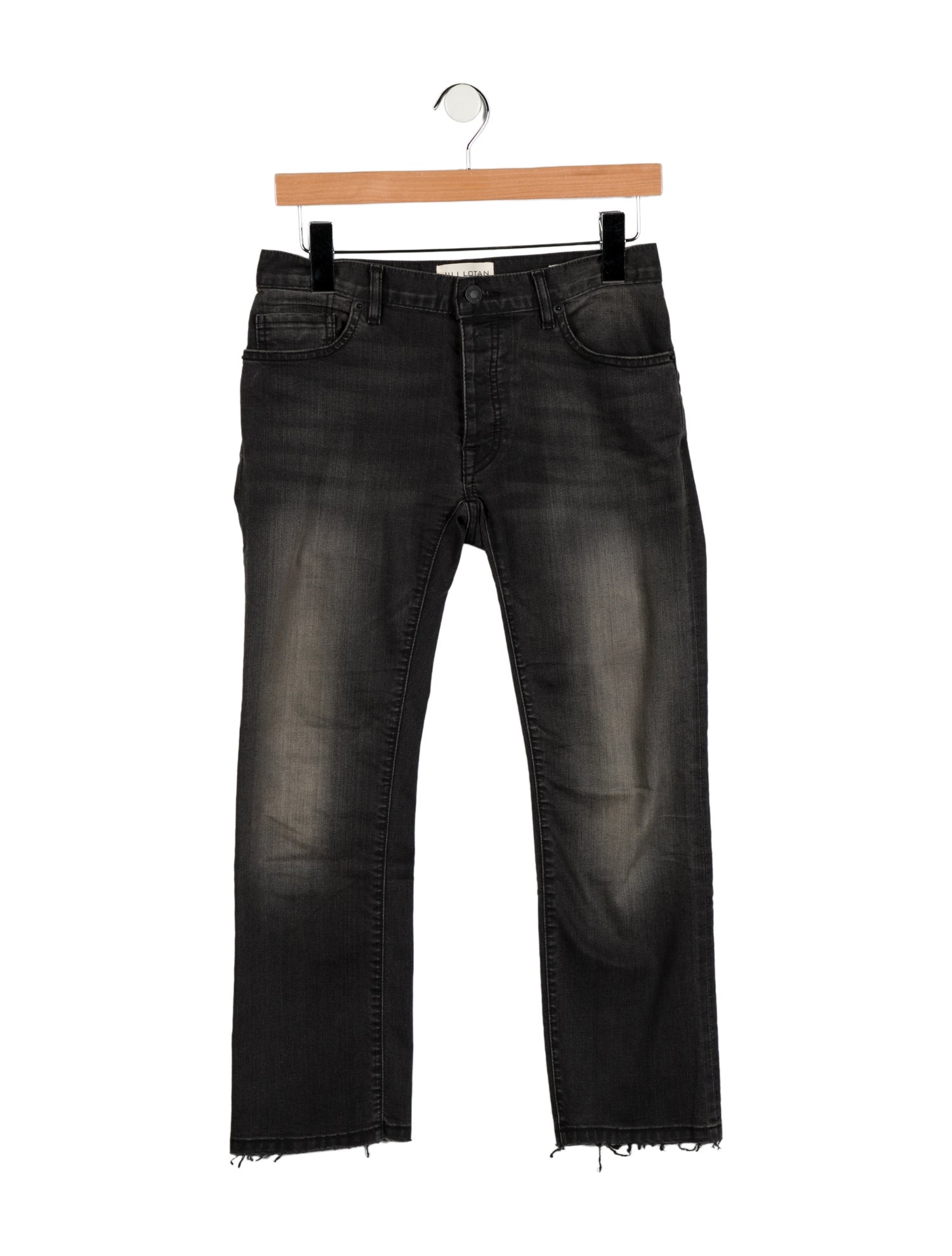 Nili Lotan Mid-Rise Straight Leg Jeans