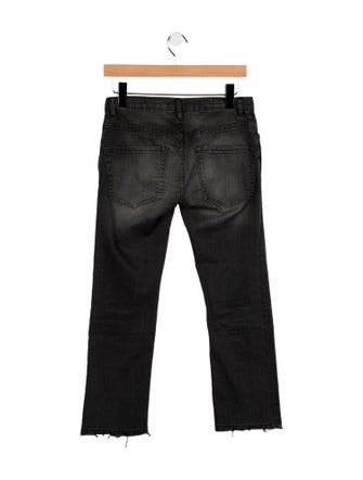 Nili Lotan Mid-Rise Straight Leg Jeans