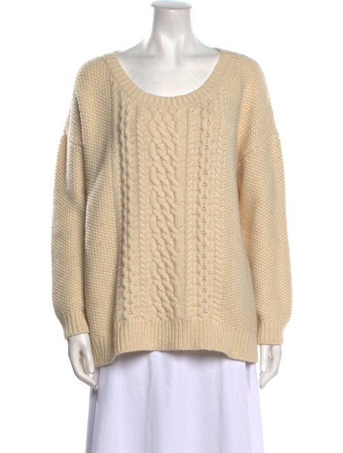 Nili Lotan Alpaca Scoop Neck Sweater