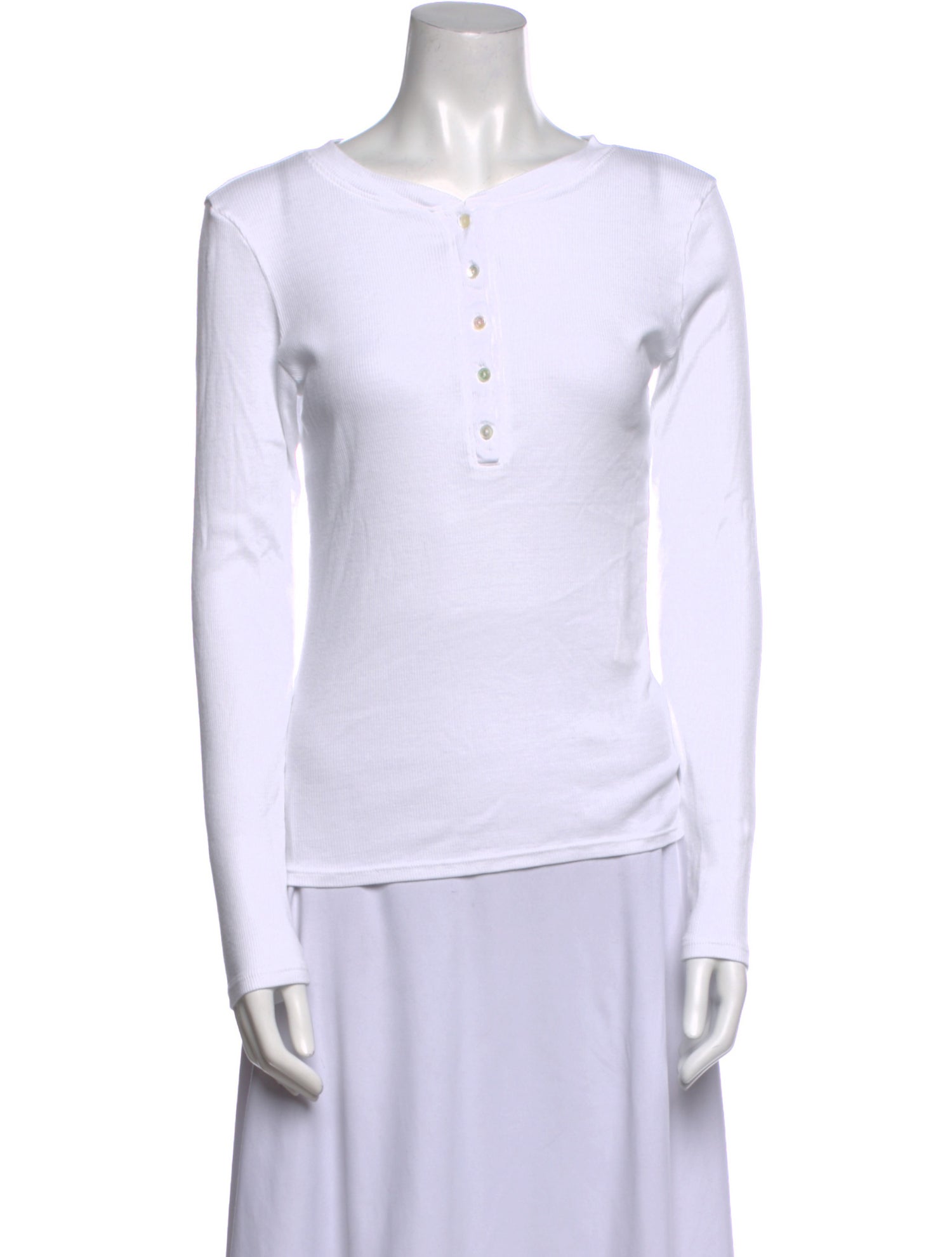 Nili Lotan Crew Neck Long Sleeve Tunic