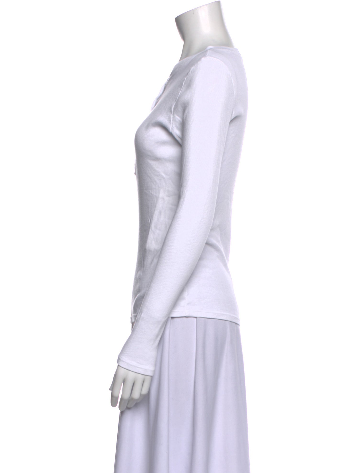 Nili Lotan Crew Neck Long Sleeve Tunic