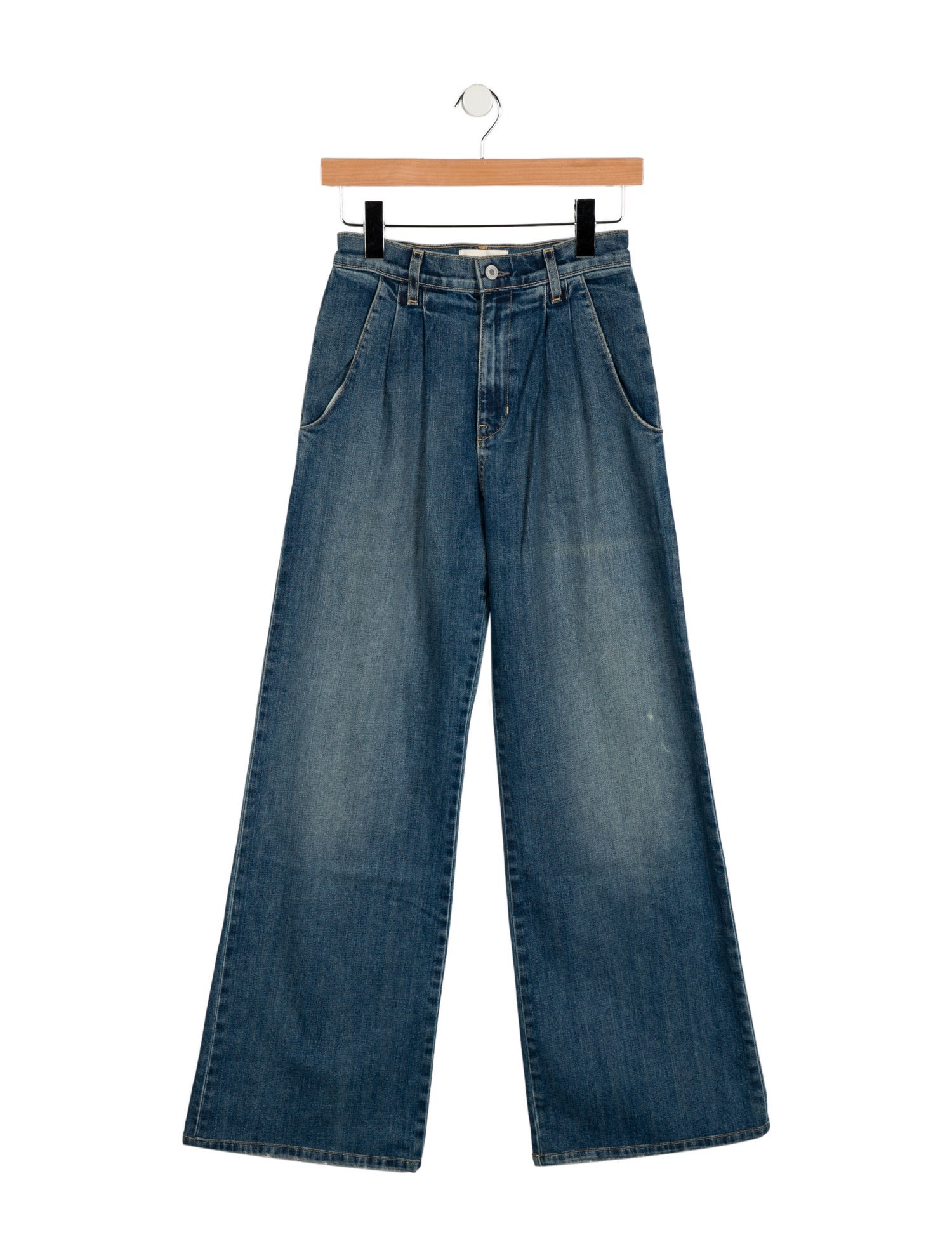 Nili Lotan High-Rise Wide Leg Jeans
