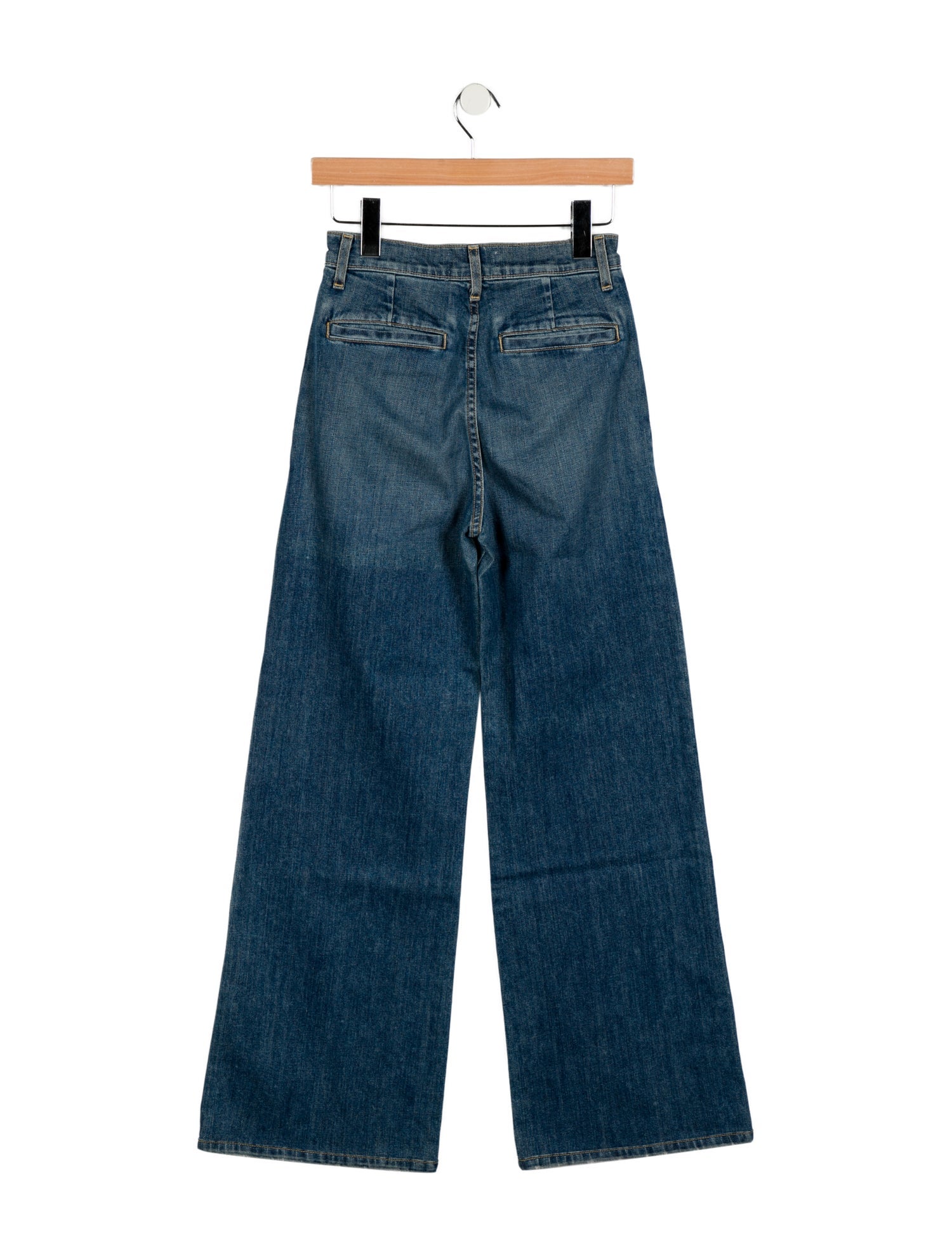 Nili Lotan High-Rise Wide Leg Jeans