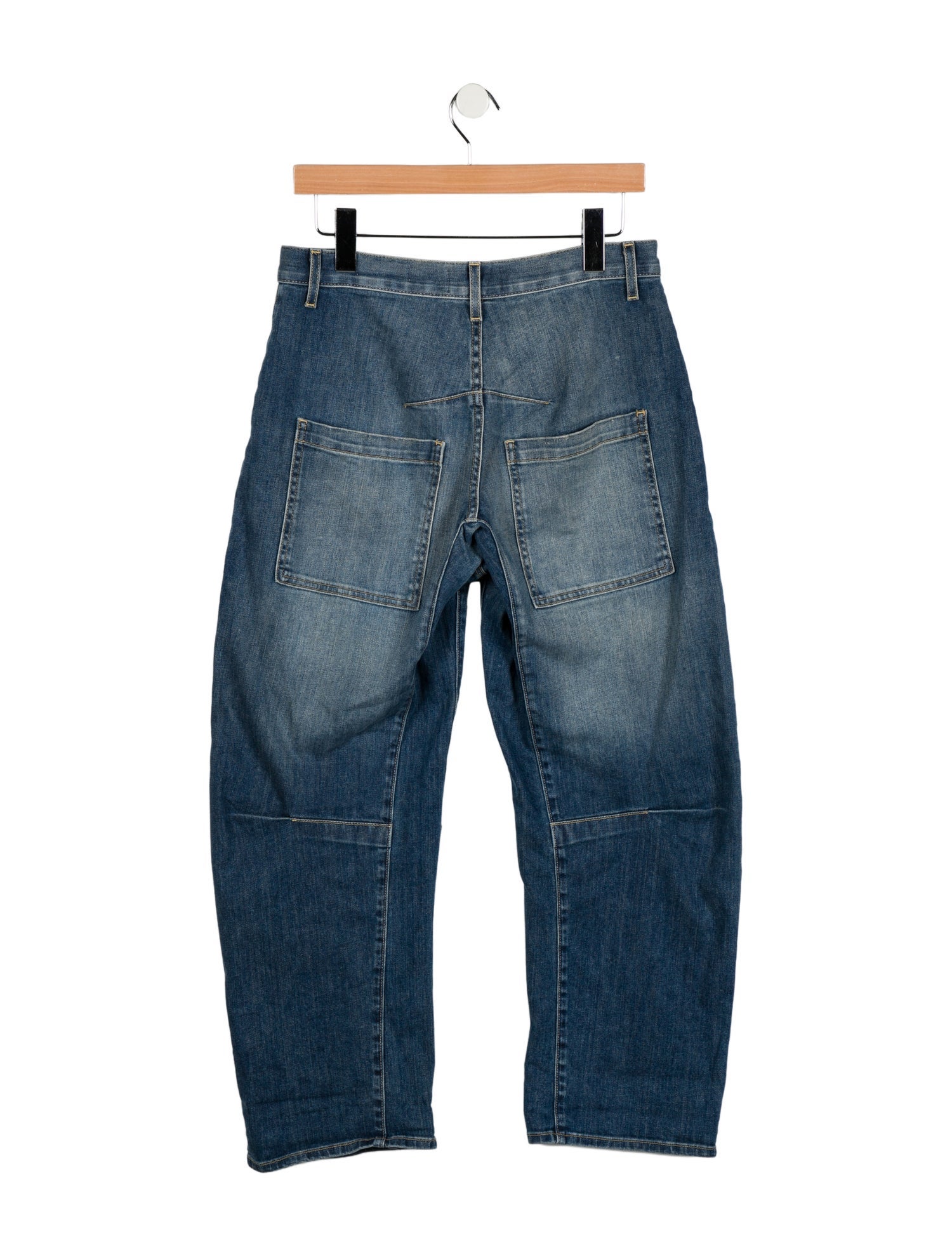 Nili Lotan Mid-Rise Straight Leg Jeans