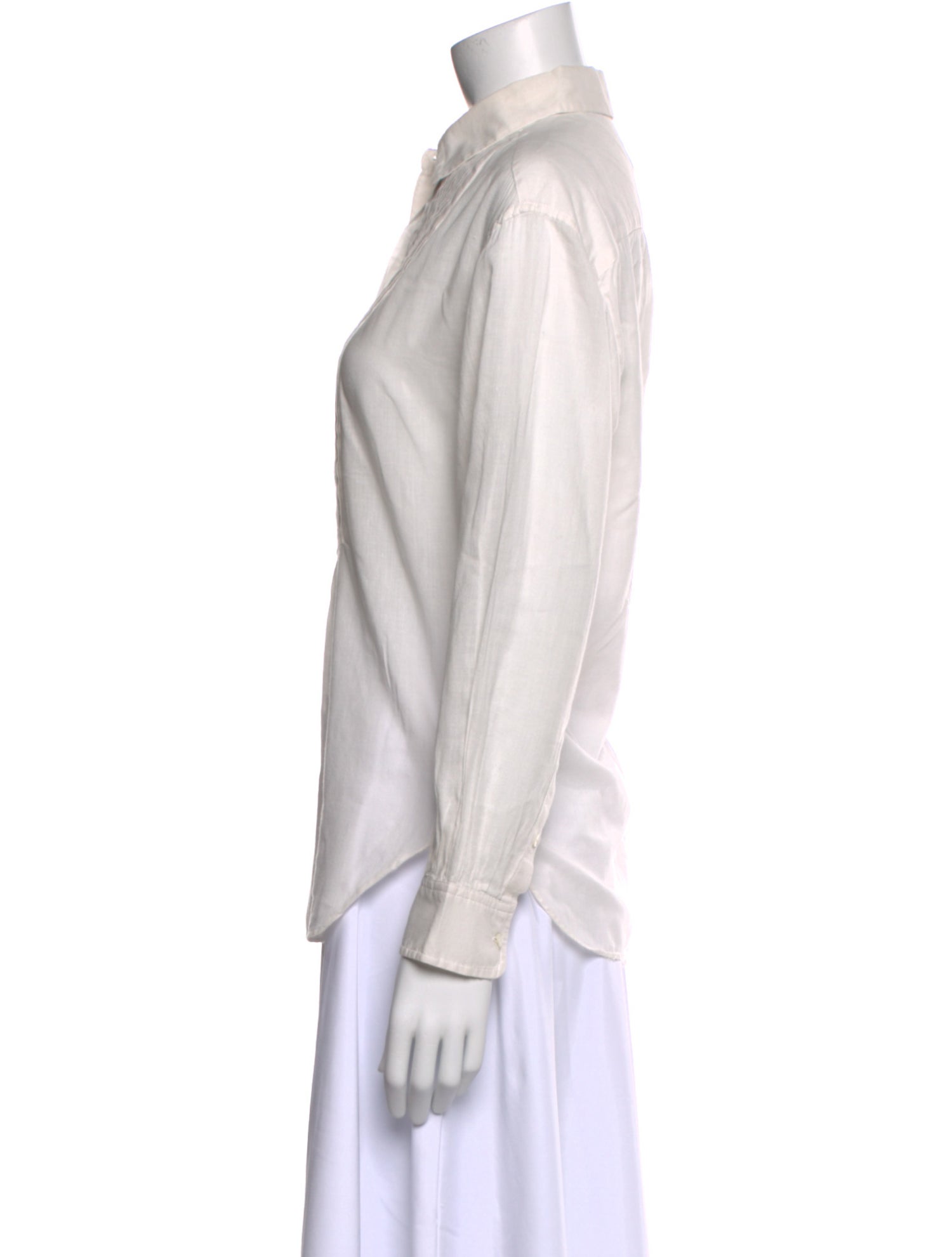 Nili Lotan Long Sleeve Button-Up Top