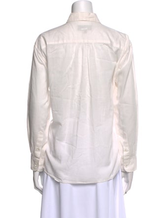 Nili Lotan Long Sleeve Button-Up Top