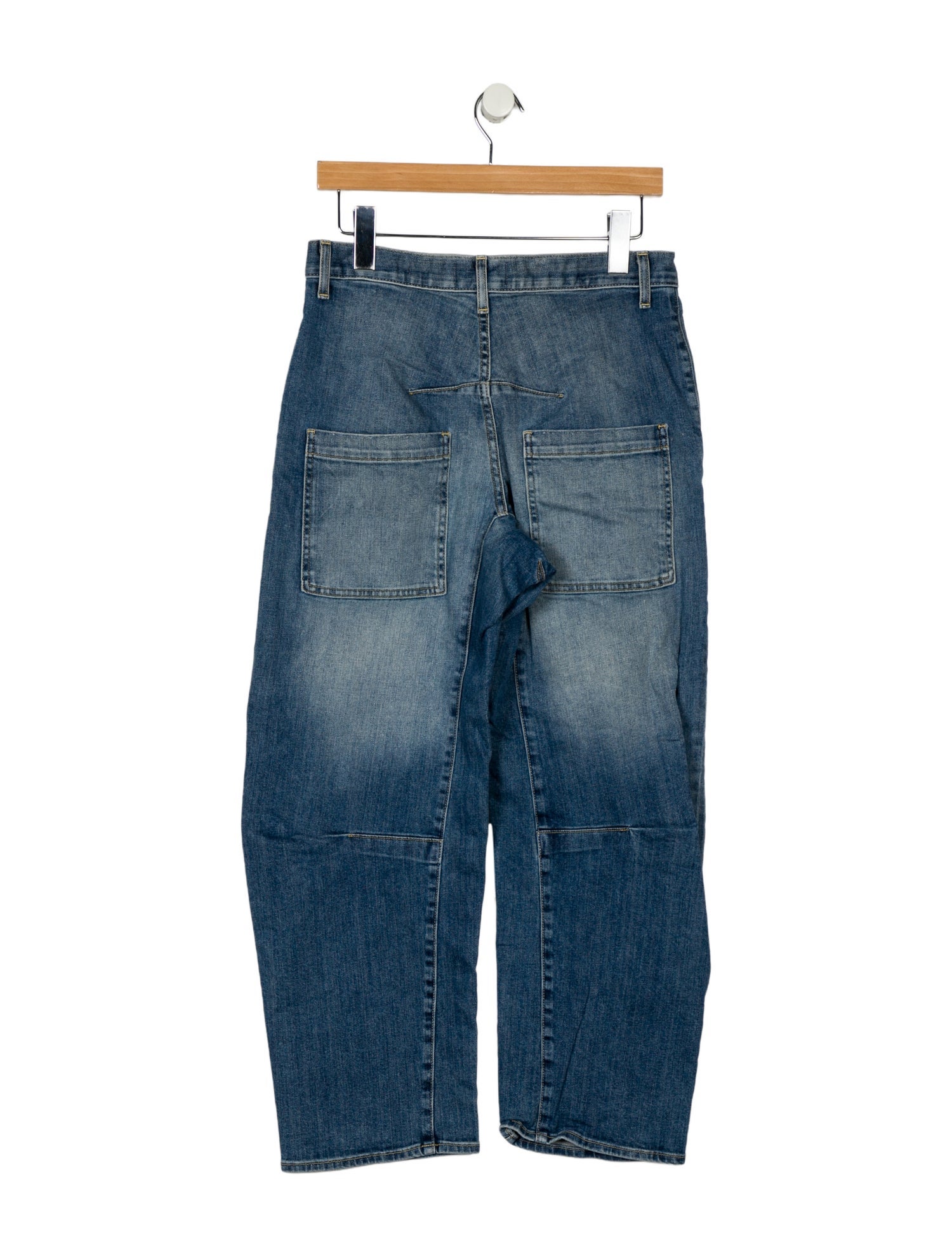 Nili Lotan High-Rise Straight Leg Jeans