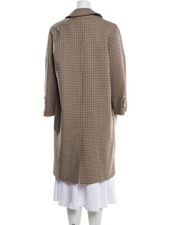 Nili Lotan Plaid Print Coat