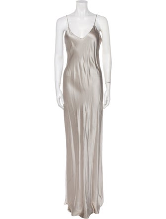 Nili Lotan Silk Long Dress