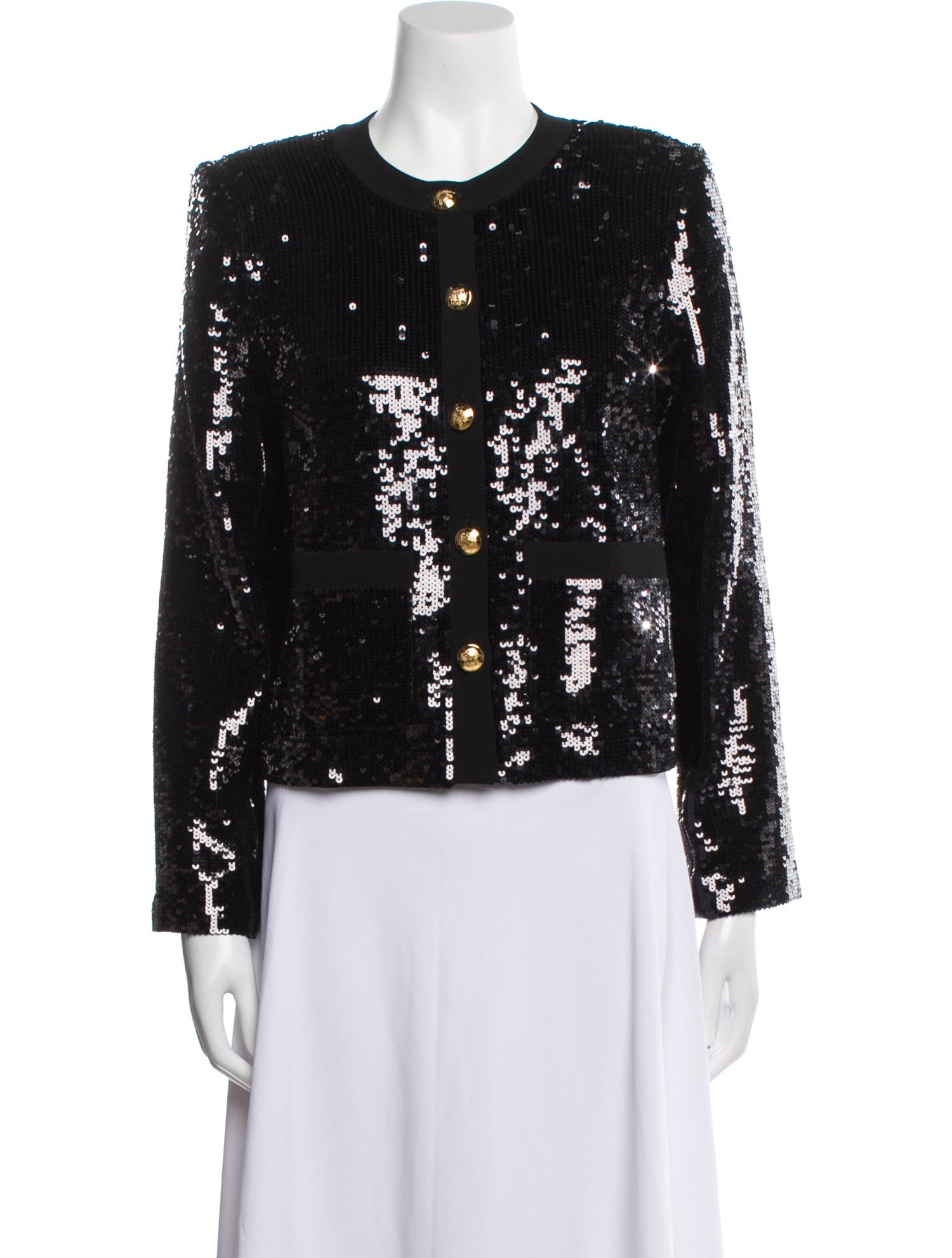 Nili Lotan Sequin Printed Evening Jacket w/ Tags