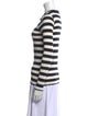 Nili Lotan Striped Scoop Neck Top