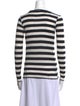 Nili Lotan Striped Scoop Neck Top