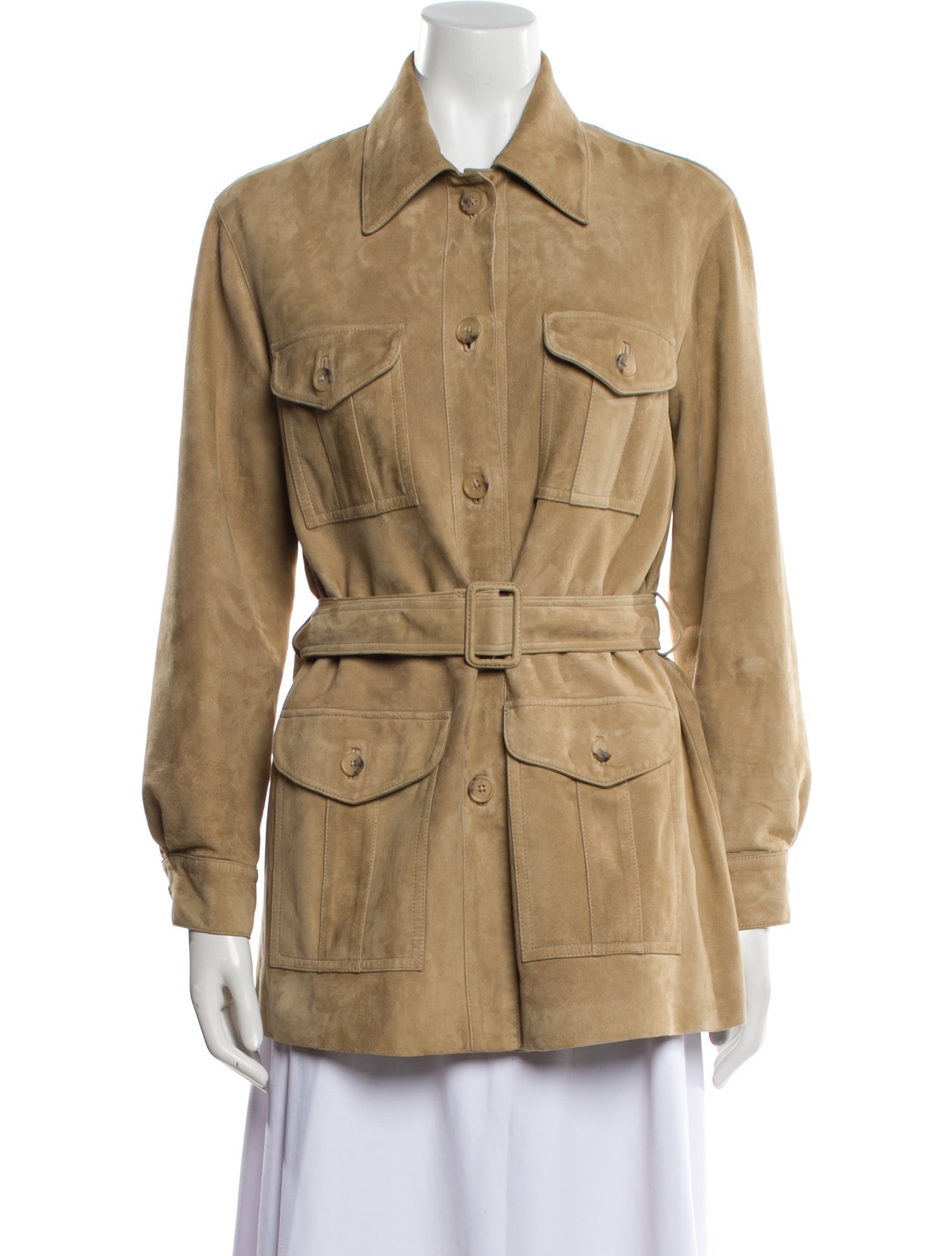 Nili Lotan Lambskin Trench Coat