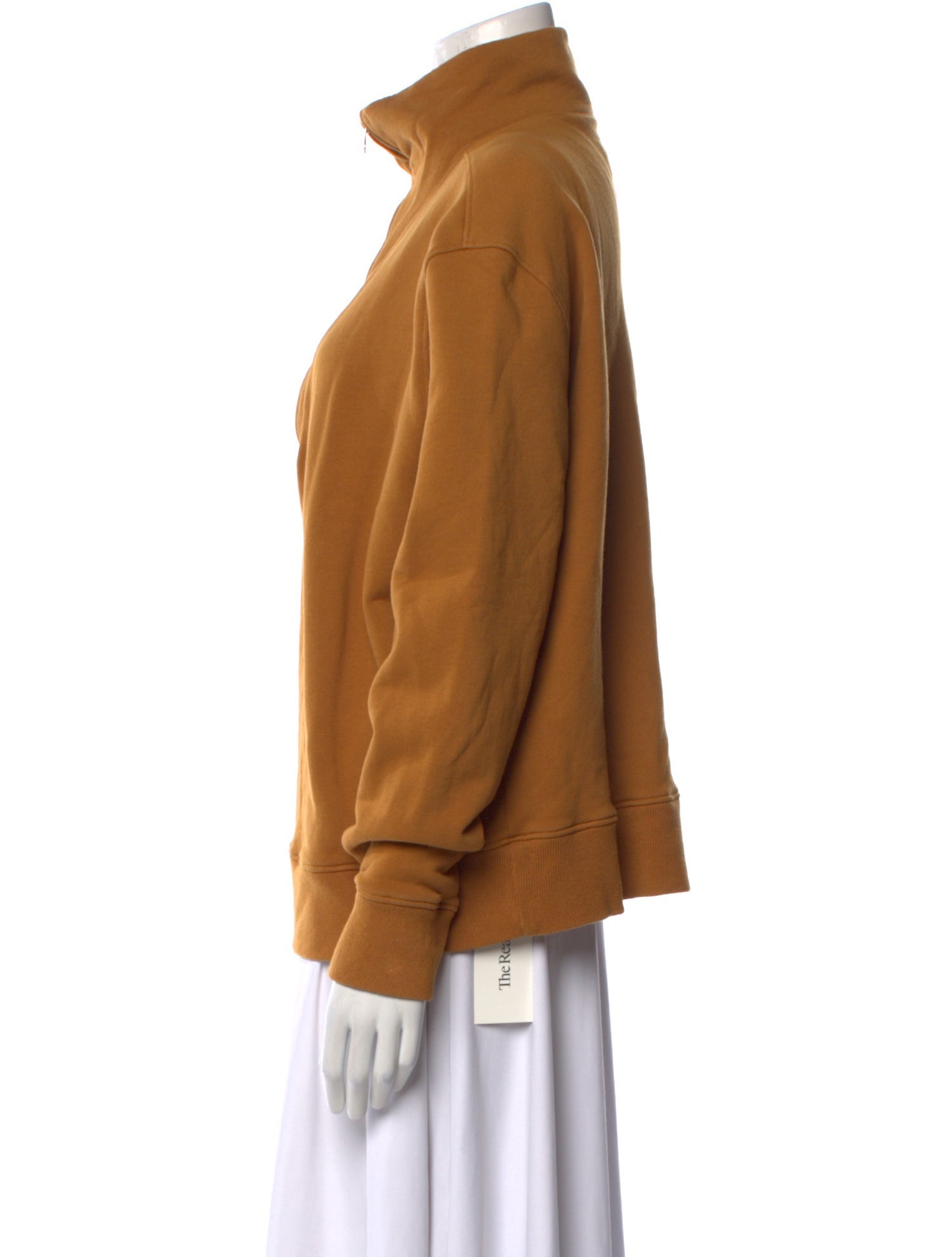 Nili Lotan Mock Neck Long Sleeve Sweatshirt