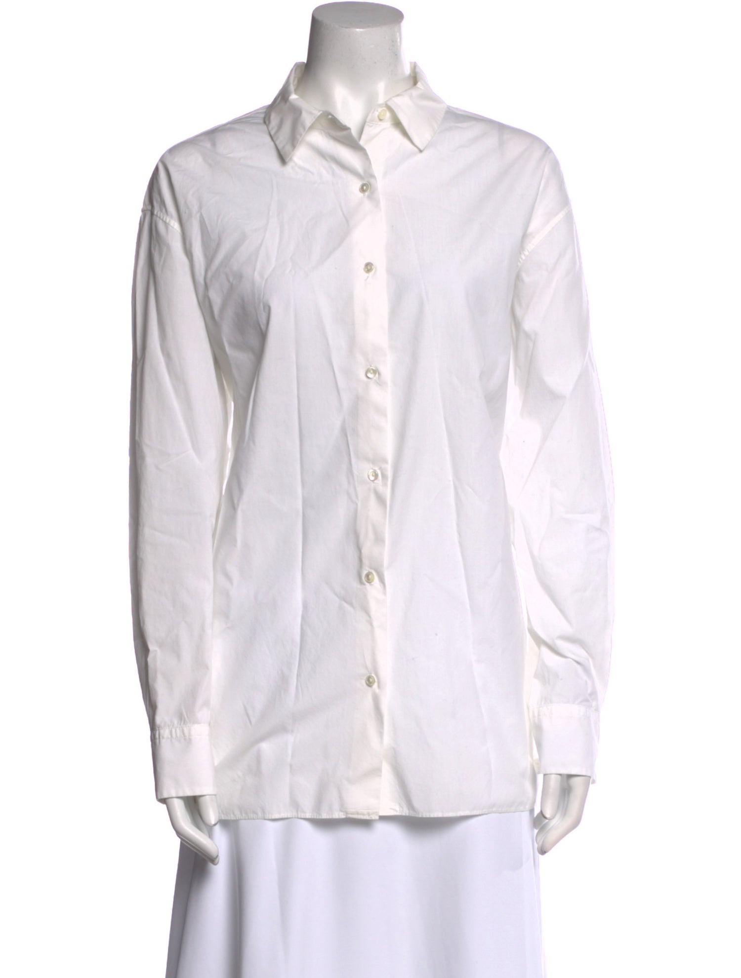 Nili Lotan Long Sleeve Button-Up Top