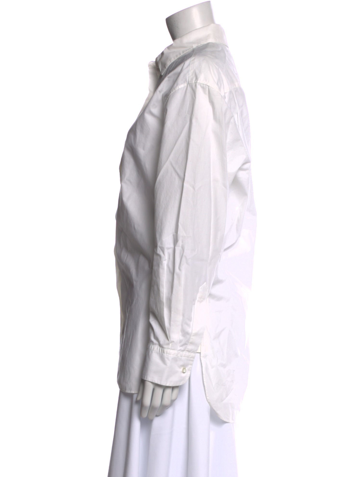 Nili Lotan Long Sleeve Button-Up Top