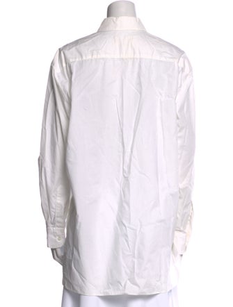 Nili Lotan Long Sleeve Button-Up Top