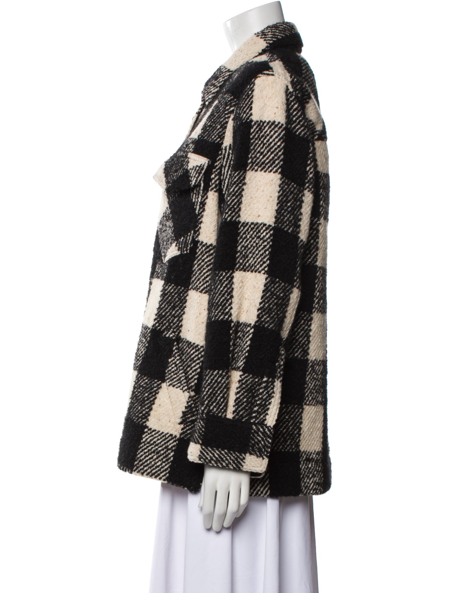 Nili Lotan Plaid Print Jacket