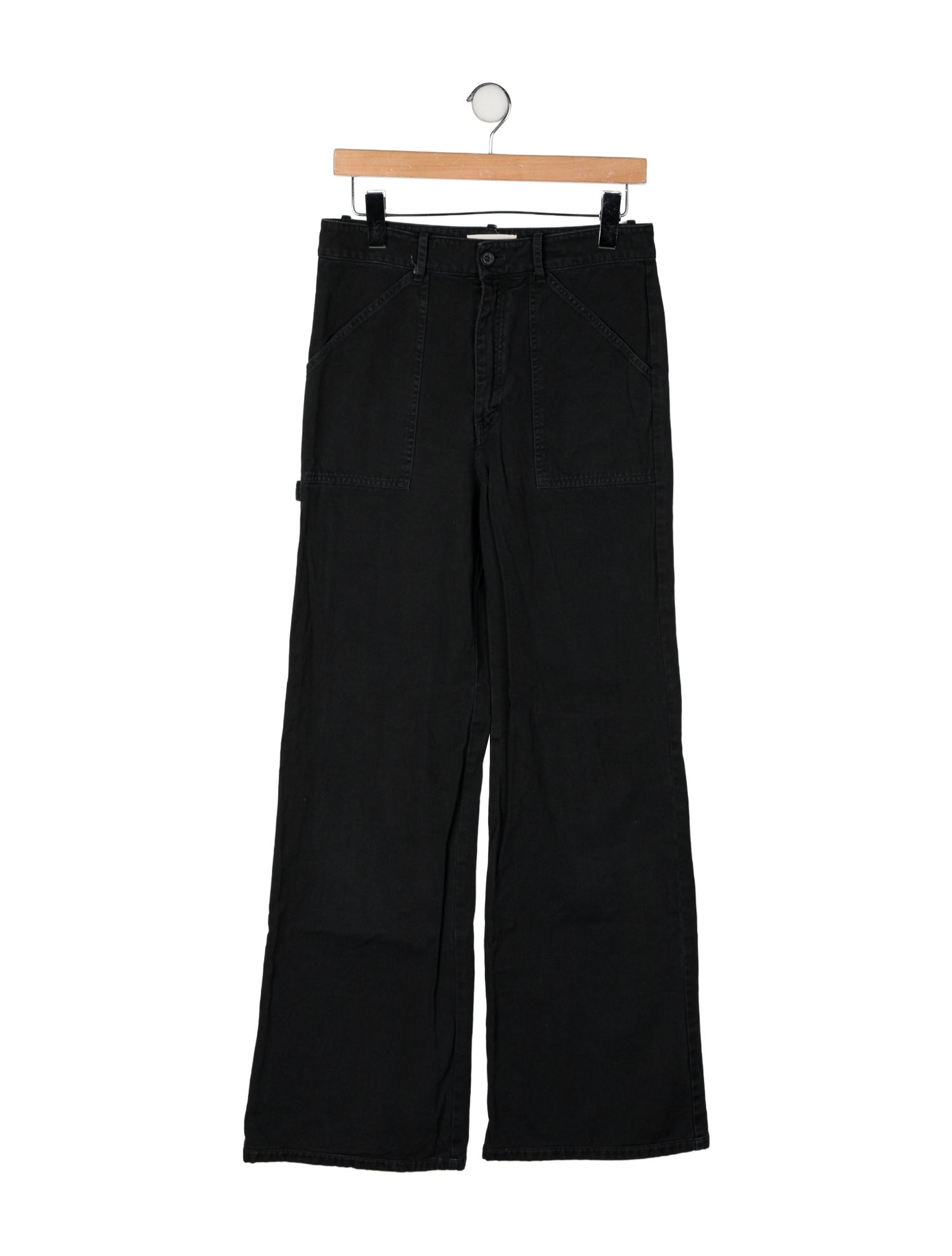 Nili Lotan High-Rise Wide Leg Jeans