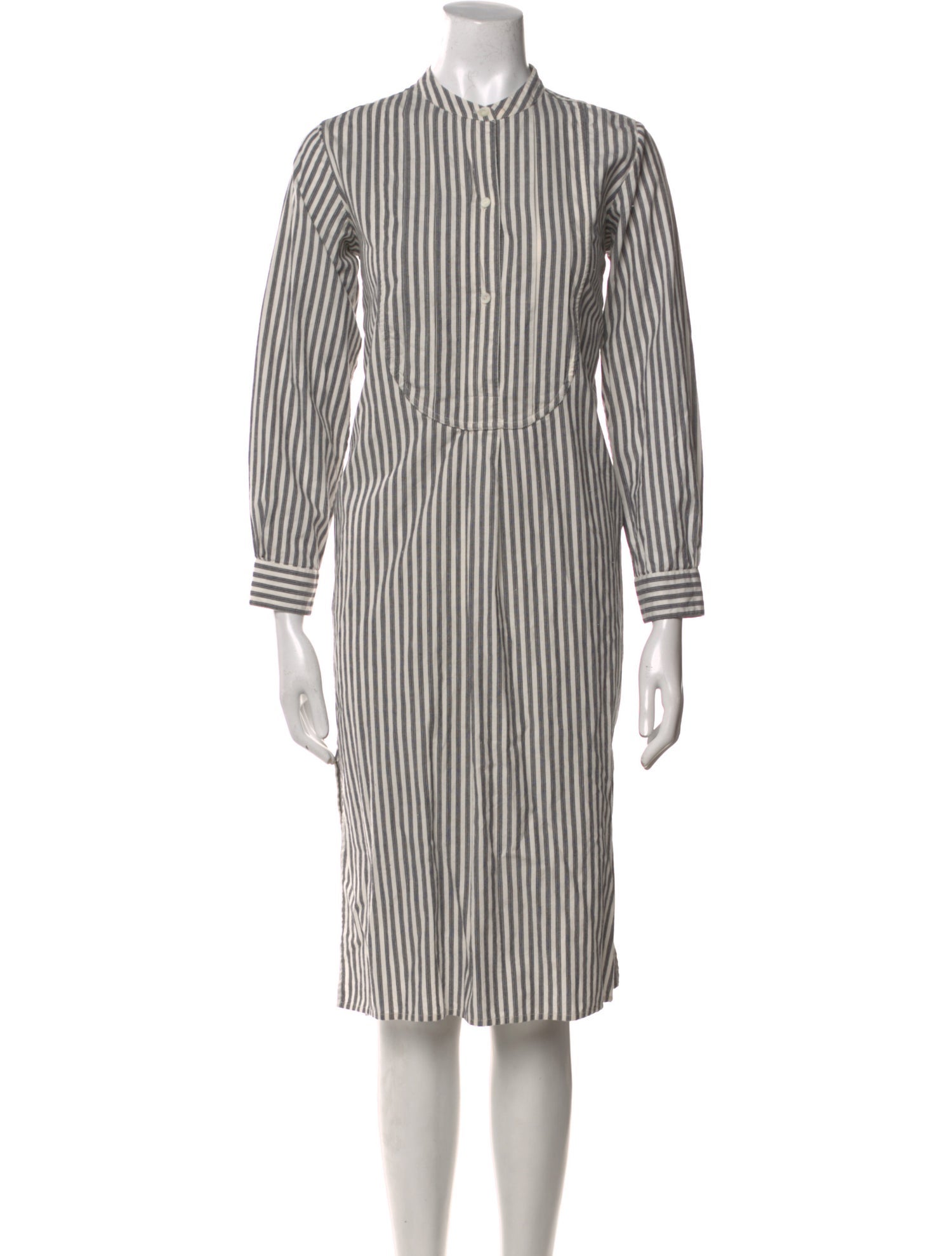 Nili Lotan Striped Midi Length Dress