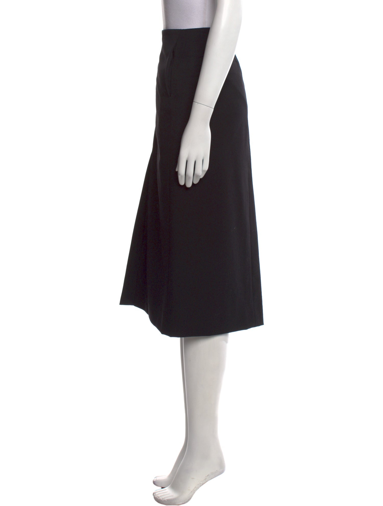 Nili Lotan Virgin Wool Midi Length Skirt