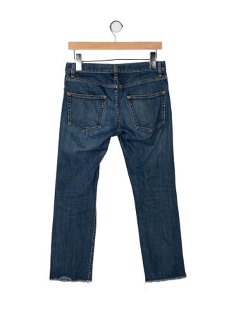 Nili Lotan Mid-Rise Straight Leg Jeans