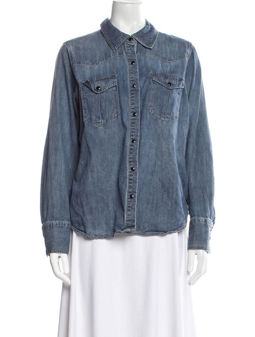 Nili Lotan Long Sleeve Button-Up Top