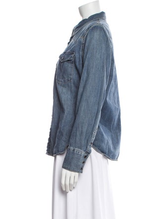 Nili Lotan Long Sleeve Button-Up Top