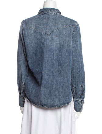 Nili Lotan Long Sleeve Button-Up Top