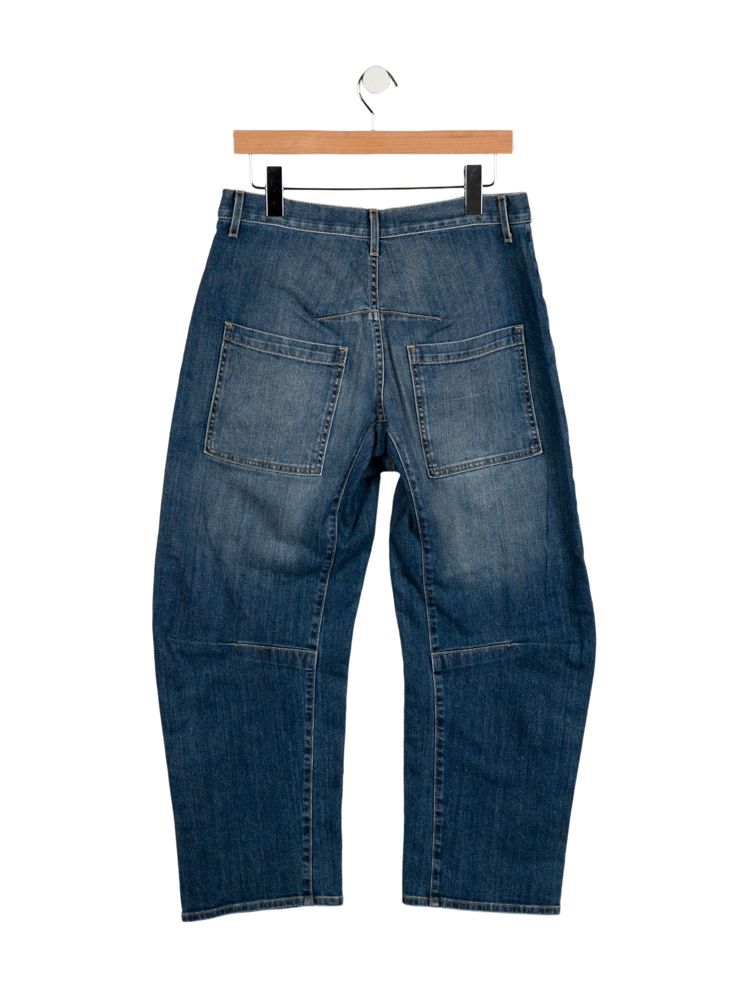 Nili Lotan Low-Rise Straight Leg Jeans