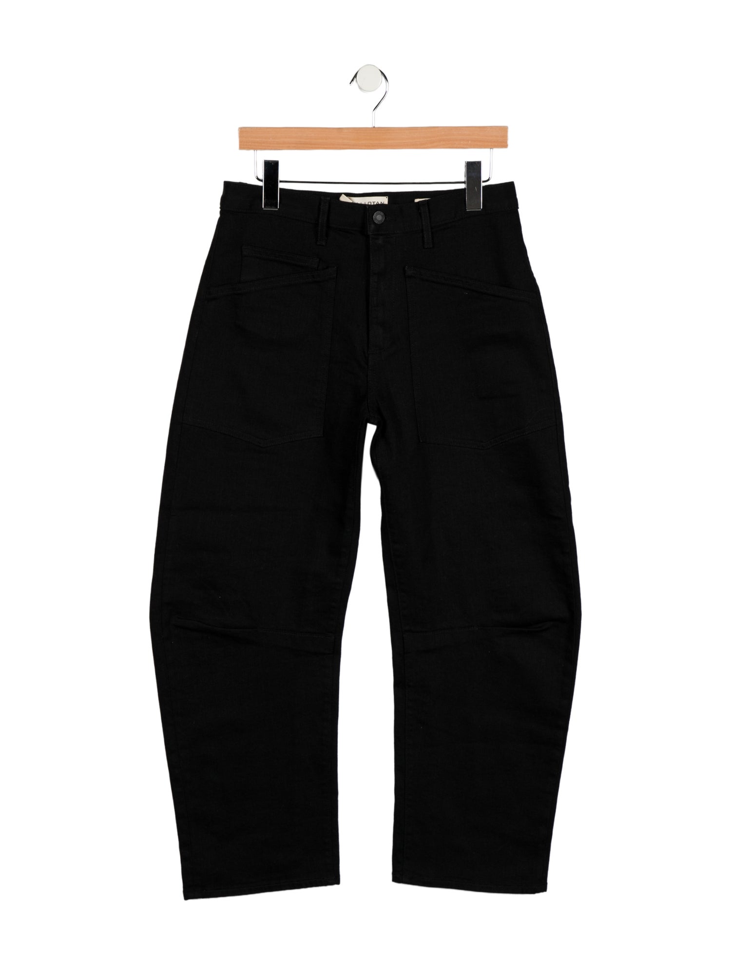 Nili Lotan Mid-Rise Straight Leg Jeans