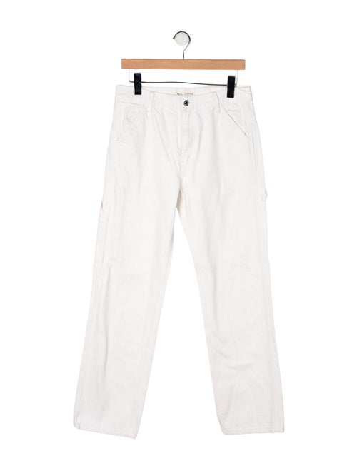 Nili Lotan High-Rise Straight Leg Jeans