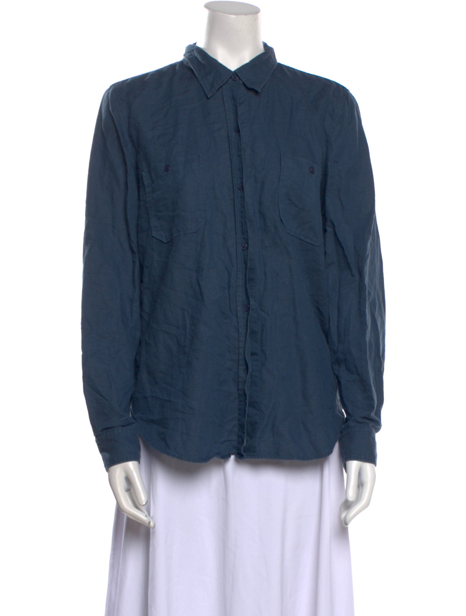 Nili Lotan Long Sleeve Button-Up Top