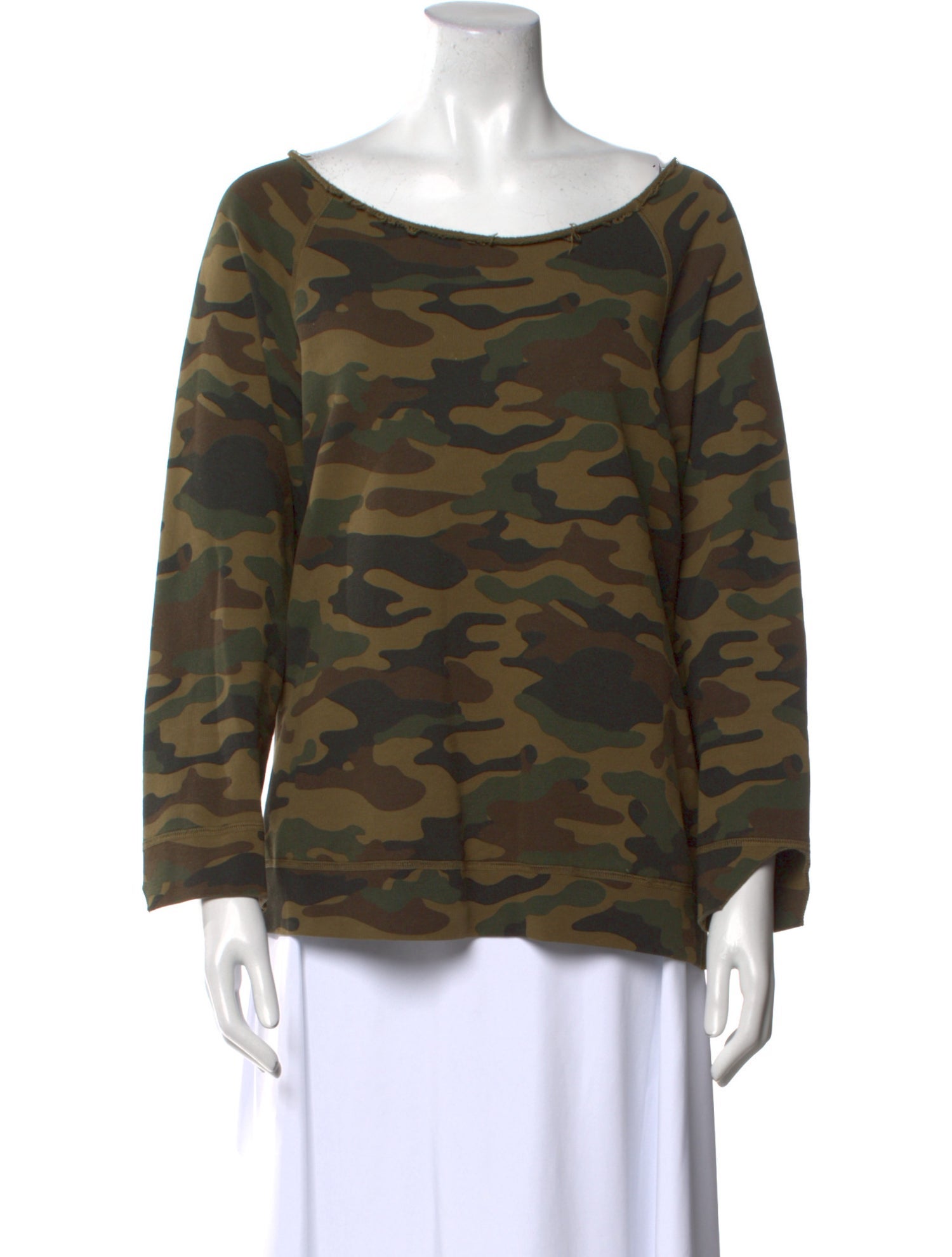 Nili Lotan Printed Bateau Neckline Blouse