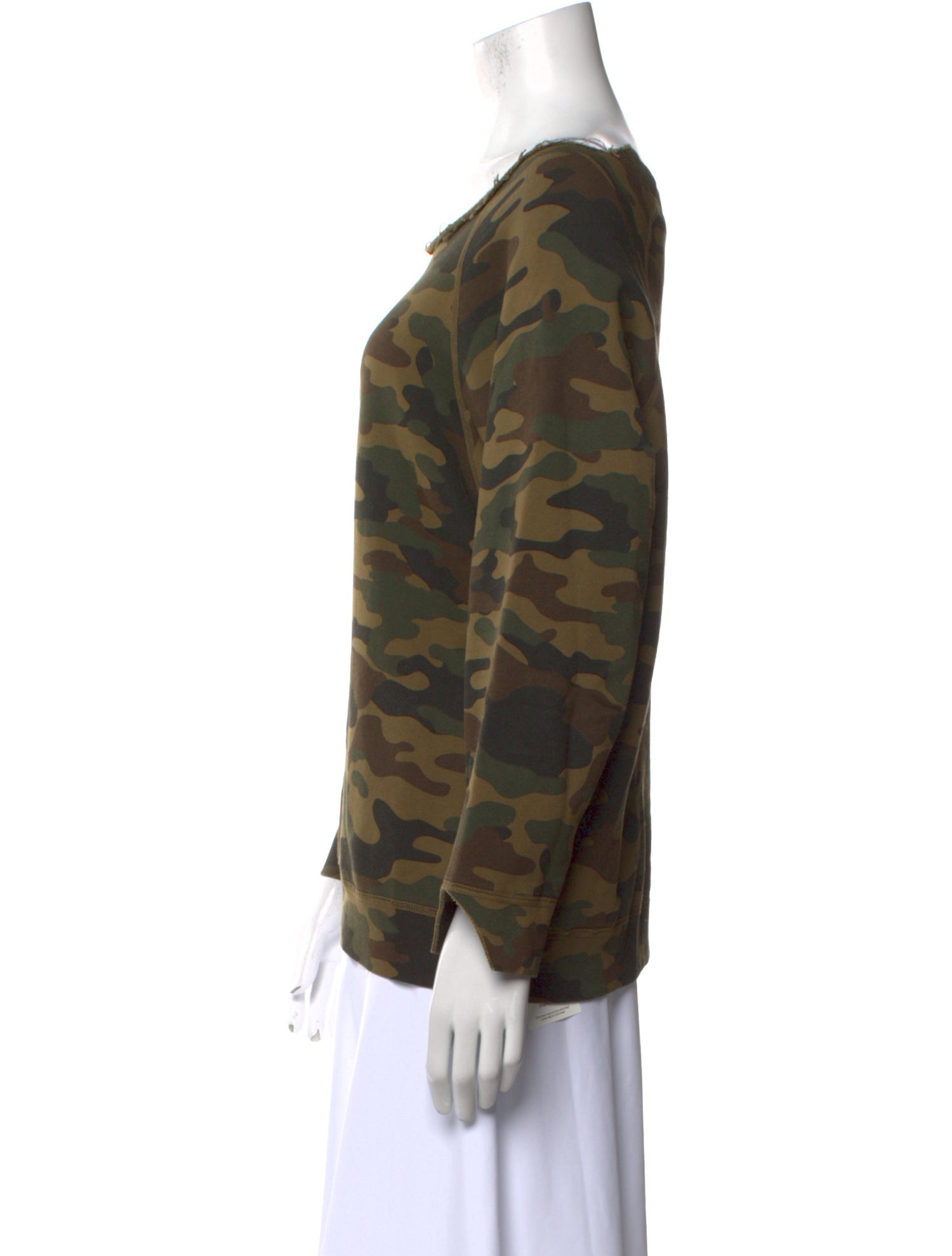 Nili Lotan Printed Bateau Neckline Blouse