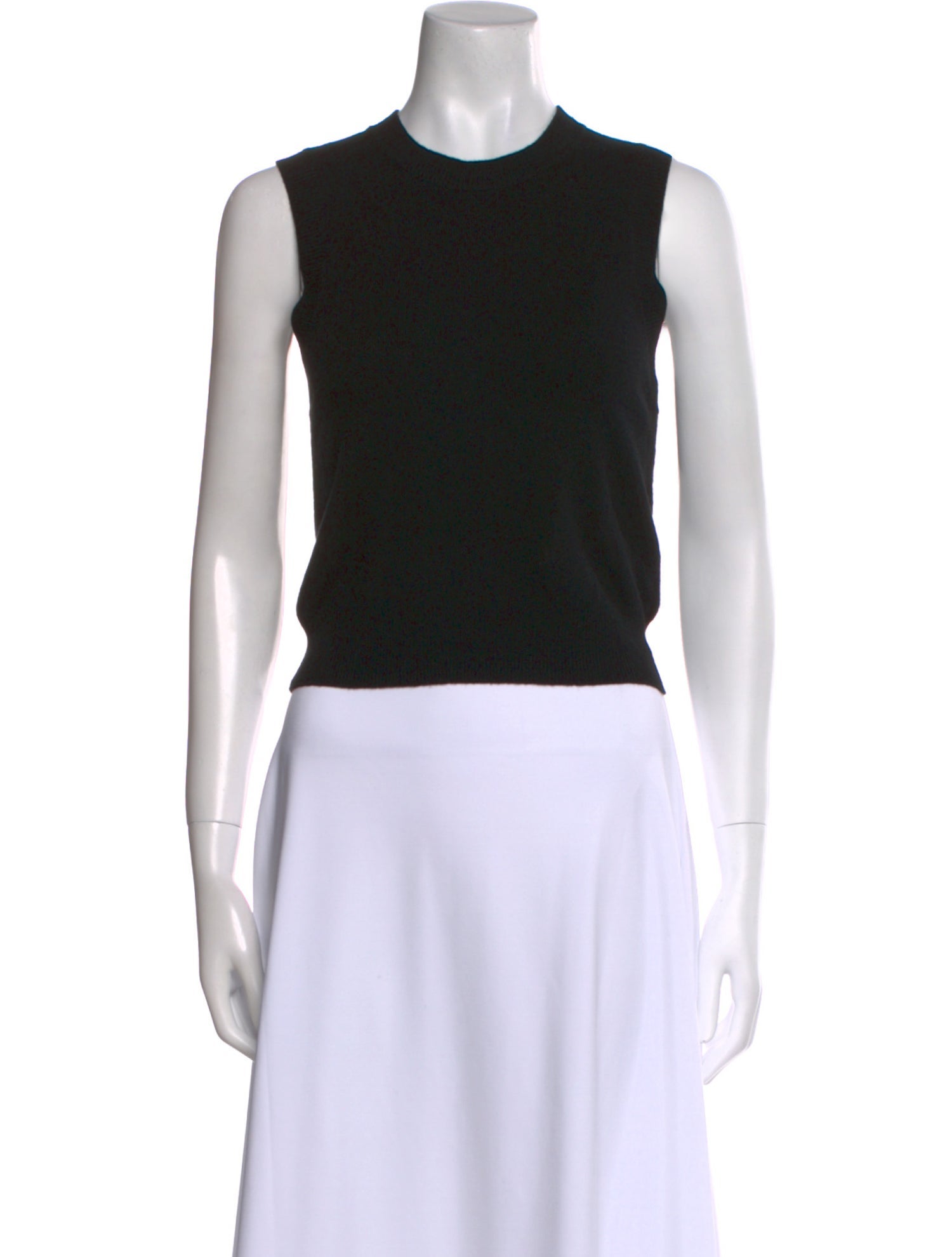 Nili Lotan Cashmere Crew Neck Crop Top