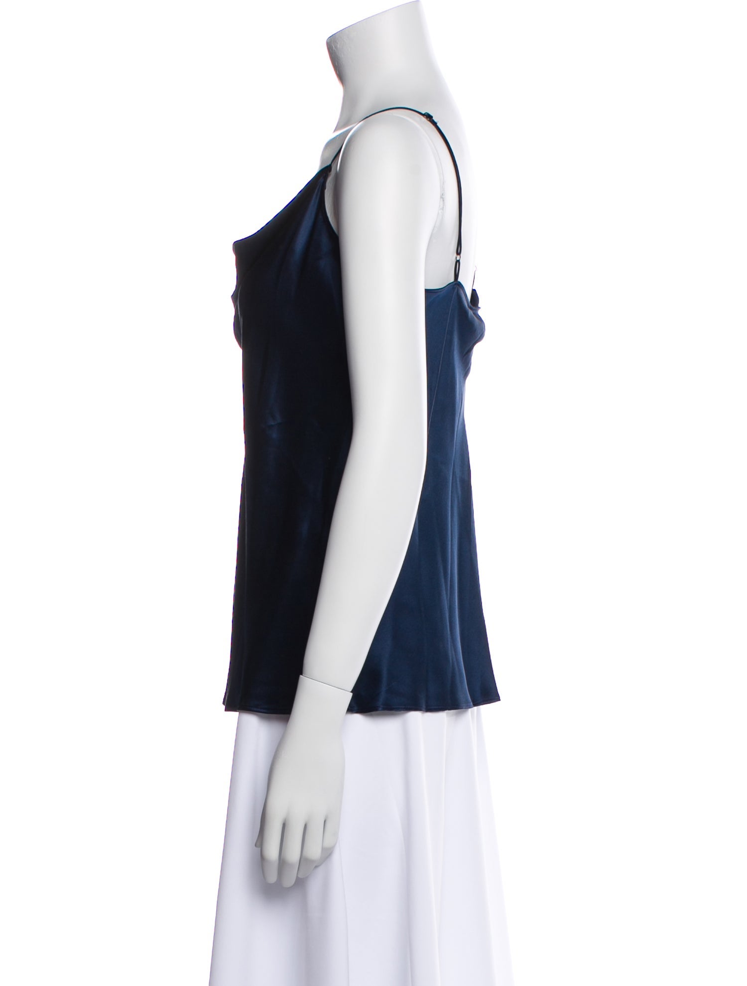 Nili Lotan Silk Cowl Neck Top