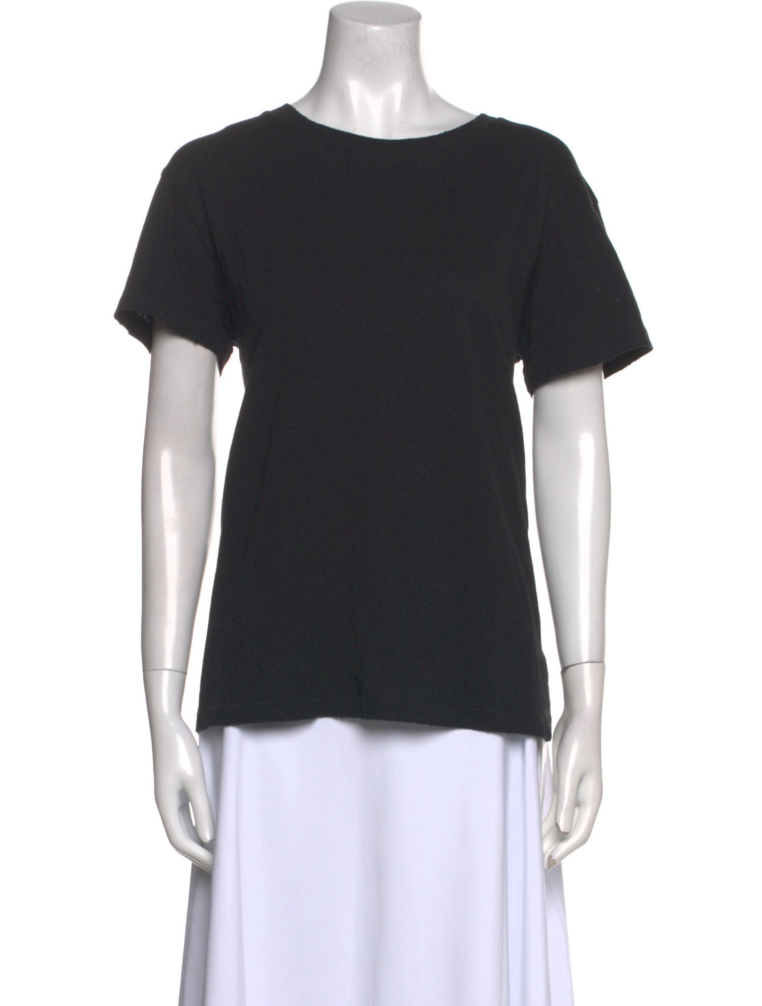 Nili Lotan Scoop Neck Short Sleeve T-Shirt